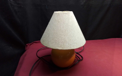 A Small Yellow Table Lamp.H.29 Cm.