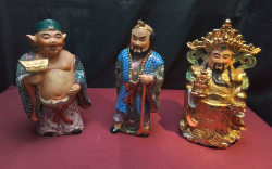 3x Chinese Ceramic Figuers.
H.32 Cm.