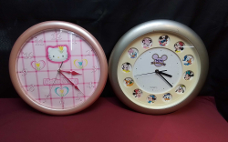 Micky Mouse / Hello Kitty Wall Clocks.