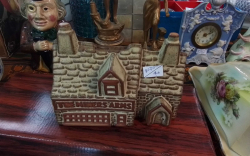 The English pottery The miners arms pub collectable money box. W.16.5 H.8 Cm.