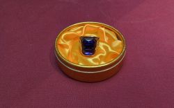 18K Violet Gold Plated Ring.