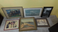 6x Old Oil Paintings and Prints 