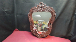 Wooden Handcrafted Mirrors. H.54 W.40 Cm.