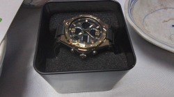 Men Watch with metal box.