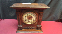 A Wooden mantel clock