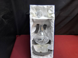 A lovely crystal French Decanter with top in boxed