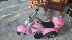 Pink Baby Motorcycle 