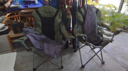 2x Camping Chairs (King size)