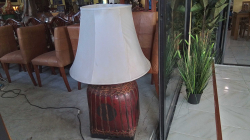 A Large Burmese Lamp.(working) H.105 Cm.