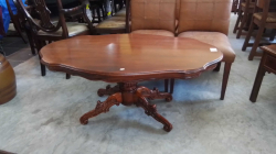 A Coffee table with Heavy Carved Legs. W.70 L.120 H.52 Cm.