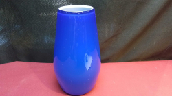 A Lovely Blue Murano Vase. H.24 Cm.