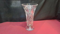 HOFBAUER Lead Crystal Vase. 
H.28.5 Cm. 