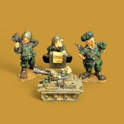 4x military action figures