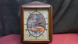 A large hallway key clock safe, very heavy, working fine. 