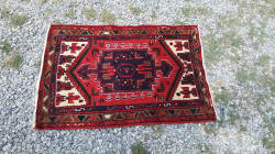 A Lovely Persian carpet from Afshari Shiraz. W.80 L.116 Cm.