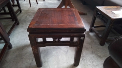 An Antique Chinese Side Table. W.40 L.40 H.45 Cm.