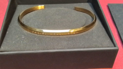 A Daniel Wellington bangle bracelet, in box. 