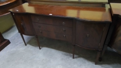 A Nice Sideboard on 6 Lags 3 
Drawers and 2 Cupboards.(1209) D.50 W.160 H.88 Cm.